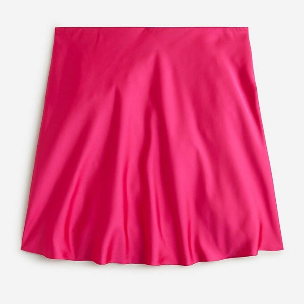 J. Crew Gwen Mini Slip Skirt Size L NWT